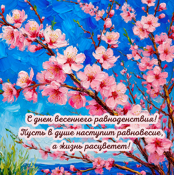 Фото Открытки с Днём весеннего равноденствия 2026 2 - Сиб.ФМ Фото Открытки с Днём весеннего равноденствия 2026 2